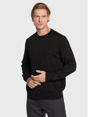 BOSS Boss Sveter Botto-L 50476364 Čierna Regular Fit