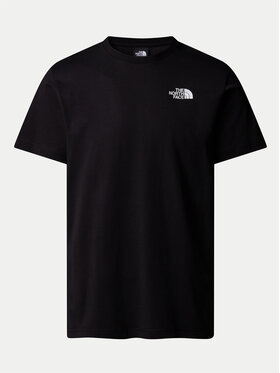 The North Face The North Face T-krekls Vertical NF0A89FP Melns Regular Fit