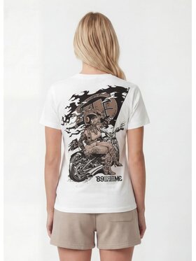 PITBULL PITBULL T-Shirt MC HEART Biały Regular Fit