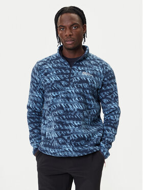 Jack Wolfskin Jack Wolfskin Fleecová mikina Big Sky A65447 Tmavomodrá Relaxed Fit