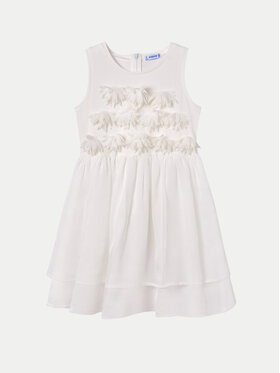 Mayoral Mayoral Rochie de zi 06968 Écru Regular Fit