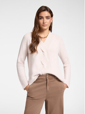 Elena Mirò Elena Mirò Sweter M435Z000563N002 Biały Regular Fit
