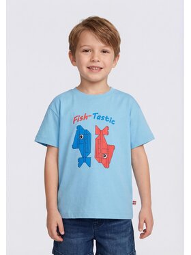 LEGO LEGO T-Shirt Taj206 Niebieski Regular Fit