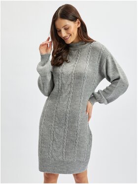 Orsay Orsay Sukienka 530396-648000__S Szary Regular Fit