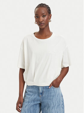 Liu Jo Sport Liu Jo Sport T-shirt TA6119 JS923 Krem Oversize