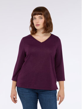 Fiorella Rubino Fiorella Rubino T-shirt G02RL108988N039 Viola Regular Fit