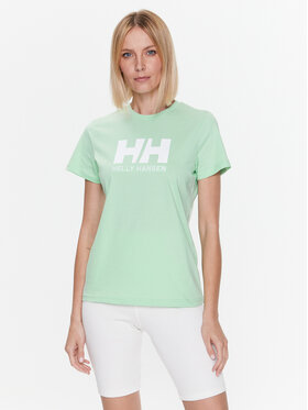 Helly Hansen Helly Hansen Tričko Logo 34112 Zelená Regular Fit