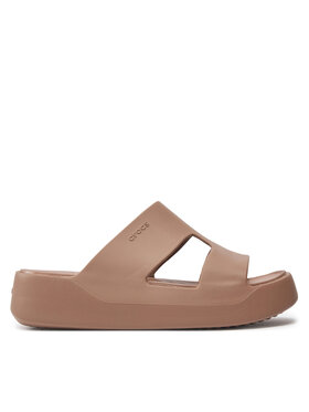 Crocs Crocs Natikači Getaway Platform H-Strap 209409 Bež