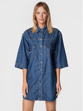 Sisley Sisley Farmer ruha 4FU6LV023 Kék Regular Fit