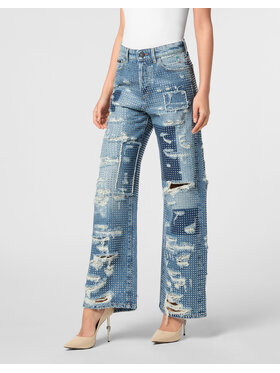 PHILIPP PLEIN PHILIPP PLEIN Jeansy 23079 Modrá Skater Fit