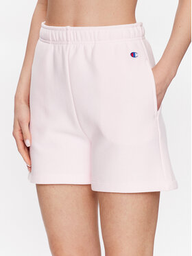Champion Champion Športové kraťasy Minimal Reverse Weave 116247 Ružová Regular Fit