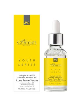 skinChemists skinChemists Cera trądzikowa – kwas salicylowy 2%, wąkrota azjatycka 3% Serum