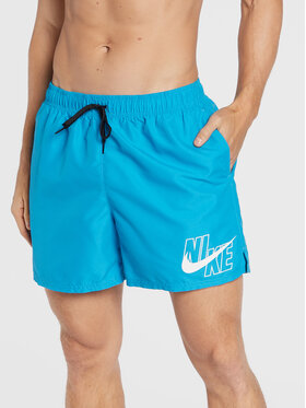 Nike Nike Szorty kąpielowe Logo Lap 5 NESSA566 Niebieski Regular Fit