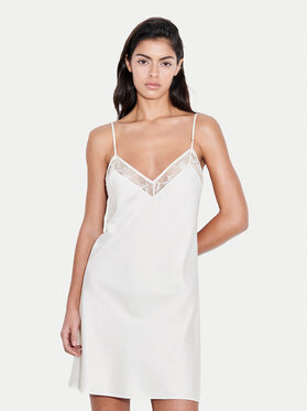 Chantelle Chantelle Camicia da notte Orchids C11U40 Écru Regular Fit