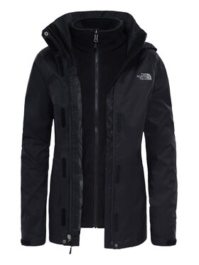The North Face The North Face Kurtka outdoor Evolve II Triclimate Jacket Czarny Regular Fit