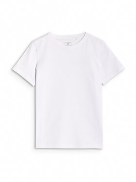 4F 4F T-shirt BASIC+ Bianco Regular Fit