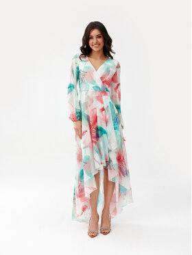 Roco Fashion Roco Fashion Sukienka letnia CARLOTTA Kolorowy Regular Fit