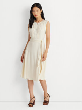 LAUREN RALPH LAUREN Lauren Ralph Lauren Kleid für den Alltag 250926638001 Écru Regular Fit