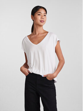 Pieces Pieces Tričko 17095260 Biela Regular Fit
