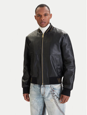 Versace Jeans Couture Versace Jeans Couture Кожено яке 80GAVP06 CPPS3 Черен Regular Fit