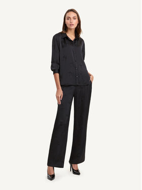 KMX KMX Spodnie materiałowe 808290007 Czarny Straight Fit