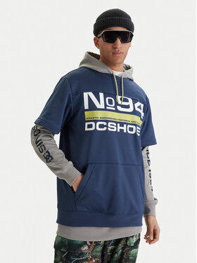 DC Shoes DC Shoes Pulóver Dryden ADYFT03411 Kék Regular Fit