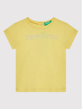United Colors Of Benetton United Colors Of Benetton T-Shirt 3I1XG100D Zielony Regular Fit