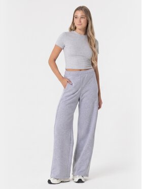 BASICLO BASICLO Spodnie dresowe W-2161-25 Szary Relaxed Fit