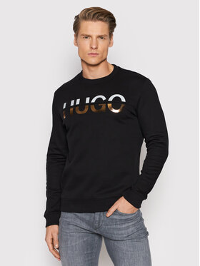 Hugo Hugo Sweatshirt Derglas 50461620 Schwarz Relaxed Fit