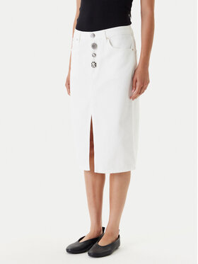 ViCOLO ViCOLO Дънкова пола DD5101 Бял Regular Fit