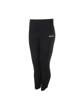 Diadora Diadora Legginsy L. 7/8 STC LEGGINGS BE ONE W Czarny Fitted Fit