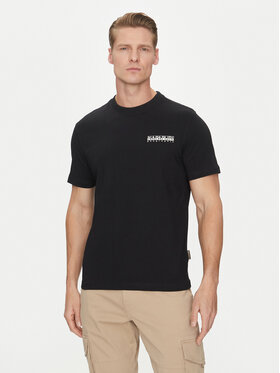 Napapijri Napapijri T-Shirt S-Sovana NP0A4IE4 Schwarz Regular Fit