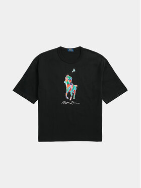 Polo Ralph Lauren Polo Ralph Lauren Tricou 710926611002 Negru Relaxed Fit
