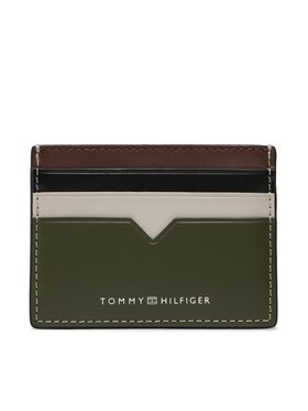 Tommy Hilfiger Tommy Hilfiger Etui na karty kredytowe Th Modern Lather Cc Holder AM0AM10994 Khaki