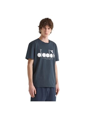 Diadora Diadora T-Shirt T-SHIRT SS LOGO Granatowy Regular Fit