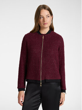 Elena Mirò Elena Mirò Bluza G818Z000732N0H6 Bordowy Regular Fit
