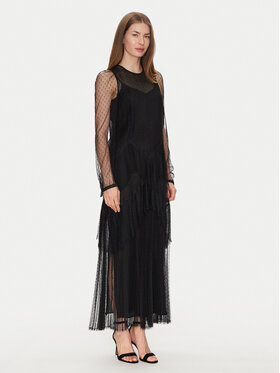 TWINSET TWINSET Rochie de vară 251TP2510 Negru Regular Fit