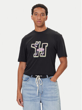 HUGO HUGO Póló Nedirix 50549162 Fekete Regular Fit