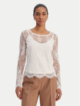 Morgan Morgan Bluza 261-TCITY Écru Regular Fit