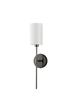 MIAhome MIAhome Kinkiet Lampa ścienna DARLING czarny połysk 53 cm Czarny