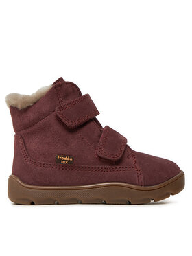 Froddo Froddo Zimske čizme Zeru Tex Furry Barefoot G2110149-5 S Crvena