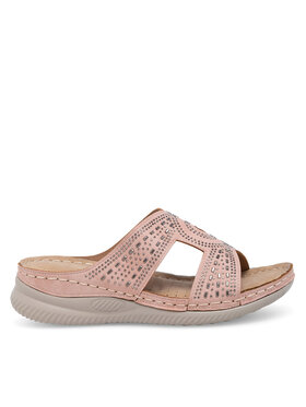 Clara Barson Clara Barson Pantoletten WYL05010-30 Rosa