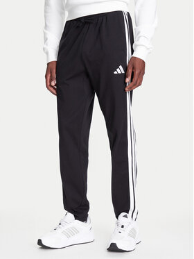 adidas adidas Spodnie dresowe Essentials 3-Stripes JE6430 Czarny Regular Fit