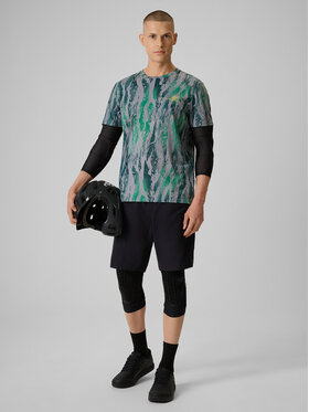 4F 4F Szorty rowerowe GET LOST FEEL FOUND Czarny Regular Fit