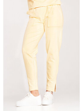 FIGL FIGL Spodnie dresowe M1035 Żółty Regular Fit