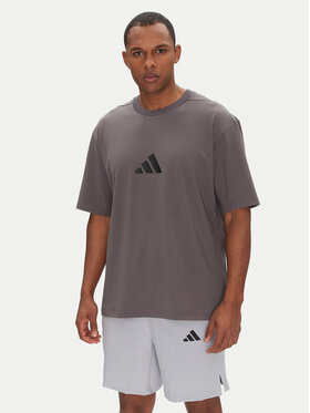 adidas adidas T-krekls Z.N.E. JC5483 Pelēks Loose Fit