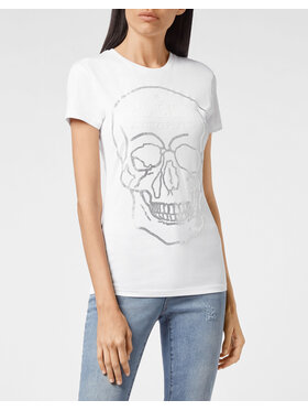 PHILIPP PLEIN PHILIPP PLEIN T-Shirt 8623 Biały Regular Fit