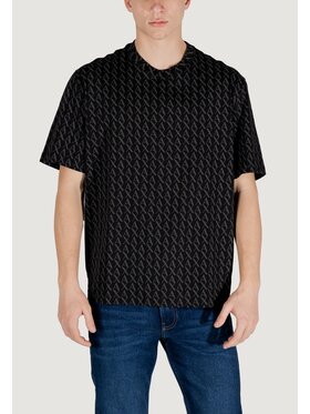 Armani Exchange Armani Exchange T-Shirt XM001228 AF10356 Czarny Shirt Fit