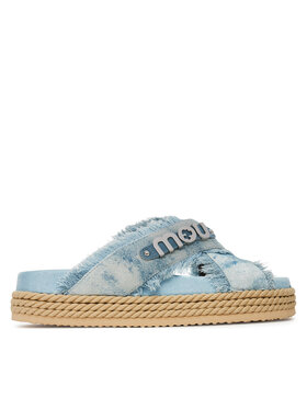 Mou Mou Ciabatte Criss-cross MU.SW451010K Blu
