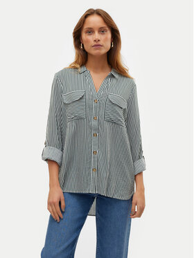 Vero Moda Vero Moda Риза Bumpy 10275283 Зелен Regular Fit